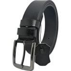 Genuine Leather Company Eds Hakiki Deri Spor Erkek Kemer - Siyah - 105 cm