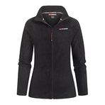 Geographical Norway Bayan polar ceket Tug Lady Outdoor ceket yelek dik yaka, Kadın siyahı, L