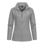 Geographical Norway Bayan polar ceket Tug Lady Outdoor ceket yelek dik yaka, Karışık Gri, L
