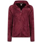Geographical Norway Bayan sıcak mevsimlik açık hava polar ceket, dik yakalı, bans production, Bordo., L