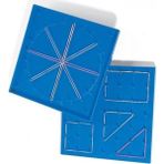Geometri Tahtası, Öğrenme ve Çalışma Için Uygun, Renkli ve Dayanıklı Tasarım - Ahşap - Seçenek 1