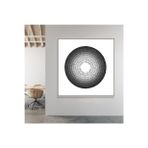 Geometrik Büyük Boy El Yapımı Yağlı Boya Tablo 116x115cm