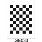 Geometrik Desenler Stencil Şablon (21x30) GE-033