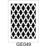 Geometrik Desenler Stencil Şablon (21x30) Ge-049