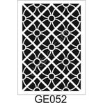 Geometrik Desenler Stencil Şablon (21x30) Ge-052