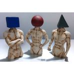 Geometrik Kafalı Adamlar Biblo