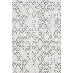 Geometrik Krem Pamuk Dikdörtgen Pamuk Makinada Yıkanabilir Kaymaz Taban Dijital Makine Baskı Salon Halı-I-Crea_Asil-8318S-120x450