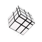 Geometrik Zeka Küpü 3x3 Farklı Şekiller Zor Bulmaca Zeka Oyuncakları Metalik Gri