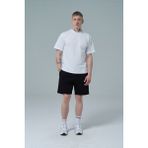 George Phoenix Daily Core - Siyah Rahat Kesim Pamuklu Erkek Spor Şortu - 2XL