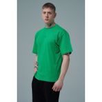 George Phoenix Pure Comfort - Yeşil Rahat Kesim %100 Pamuklu Basic Erkek Tişörtü - 2XL