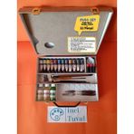 Georgian Full Box Yağlı Boya Ahşap Çantalı Set Taşıma Fırça Spatula Terebentin Yağ Paletli Boya Kabı