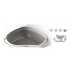 Georplast 58 x 48 x 20,5 cm Shuttle Açık Köşe Kedi Tuvaleti