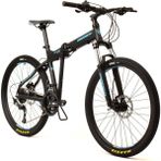 Geotech Fold-Up 26D Pro Katlanabilir Bisiklet - Siyah/mavi - Siyah - Mavi