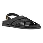 Geox D Adelash A Deri Sandalet, 36, D55YWA00043C9999, Siyah, Kadın