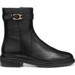 Geox Kadın Siyah D Walk Pleasure A - Goat Lea Fermuarlı Deri Bot D56TGA00081C9999