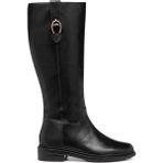 Geox Kadın Siyah D Walk Pleasure D - Smo.Lea Fermuarlı Deri Çizme D46TGD00043C9999
