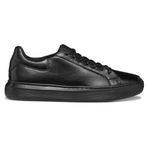 Geox U455WD-00043 Siyah Deiven Bağcıklı Deri Casual Erkek Sneaker Ayakkabı