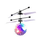 Gepettoys Drone El Sensörlü Uçan Top Drone Renki Işıklı Uçan Top Helikopter Sensörlü Şarjlı