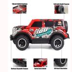 Gepettoys Kırmızı Full Fonksiyon Led Işıklı Gövde 1:24 Off Road Şarjlı Rc Uzaktan Kumandalı Yarış Arabası