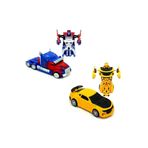 Gepettoys Optimus Prime Ve Bumblebee 2 Li Set Robota Dönüşebilen Çek Bırak Arabalar