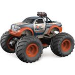 Gepettoys Uzaktan Kumandalı Şarjlı Monster Truck Jeep Canavar Kamyon Araba 1:18 Ölçek - Turuncu