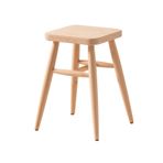 Geppetto Home Kare Tabure Ahşap Ham