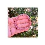 Gepstone Çilek Kuvars ve Rudraksha Doğal Taş Bileklik 8 MM
