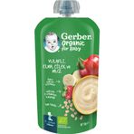 Gerber 110 gr Organic Yulaflı Elma Çilek ve Muz Püre