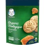 Gerber Organic Biologigue Biscuits Honey Miel Gluten Free- şekersiz ballı Bebek Bisküvisi 150 gr - honeybiscuits