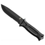 Gerber Strongarm Fixed Testere Ağızlı Bıçak (31-003648) - Siyah