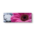 Gerbera & Taşlar Tablosu 180 x 60