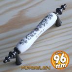 Gercek Porselen Fume Beyaz 96 Mm Kulp Mobilya Mutfak Kulplar Dolabi Cekmece Kulbu Dolap Kapak Kulpu