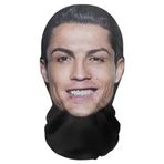 Gerçekçi Cristiano Ronaldo 3D baskılı tam yüz maskesi – nefes alır, hafif ve rahat, kostümlü oyun, partiler, cadılar bayramı, karnaval ve etkinlikler için ideal