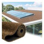 Gerçekçi Yapay Çim Suni Çim Halısı, 3 cm Kalınlığında, Drenaj Delikli, Balkonları ve Verandaları Süslemek İçin İdeal. Solmaya Karşı Dayanıklıdır Herhangi Bir Hava Koşulunda