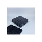 Gerçektrend Parke Desenli Sert Plastik Yer Karosu Zemin Döşemesi Yer Izgarası 30x30 (1 ADET)