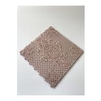 Gerçektrend Pembe, Çini Desenli Ortopedik Plastik Yer Karosu Zemin Döşemesi Yer Izgarası 33x33 1 M2 (9 Adet)