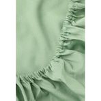 Gercella Cotton (Pamuk) 120 x 200+30 cm Mint Fitted (Lastikli) Tek Kişilik Çarşaf Bed Sheett - 120X200+30CM - Mint Yeşili