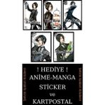 Gerekli Şeyler Yayıncılık Kara Kahya 1-2-3-4-5 Manga Seti (5 Kitap) / Black Butler / Anime-Manga Sticker ve Kartpostal Hediye