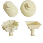 Gerekseal Plastik Pasta Kömbe Kerebiç Kalıbı 4 Adet