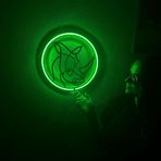 Gergedan Metal Duvar Sanatı, Gergedan Neon Tabelası, Gergedan Neon Işık, Özelleştirilmiş LED Tabelası, Hayvan Neon Tabelası, Led Neon Işık, Kişiselleştirilmiş Hediyeler, Gergedan Duvar Tabelası, LED