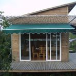 Geri çekilebilir bahçe tentesi üst kumaş su geçirmez ağır hizmet yedek gölgelik veranda/çardak için 20x10ft koyu yeşil polyester Balkon Restoran Cafe için ideal 41 farklı boyutta mevcuttur