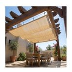 Geri Çekilebilir Dalga Güneşlik Yelkeni,Çok Yönlü Dalga Gölge Ağı,HDPE Dalga Gölge Bezi,Pergola için Geri Çekilebilir Tepegöz Güneş Kremi,Düşen Nesneleri Önler(W2.5*L15m/W8.20*L49.21ft)