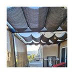 Geri Çekilebilir Gölge Yelken Gölgelik Dış Mekan Mobilya Koruma Kılıfı UV Blok Güneşlik Kumaş Su Geçirmez Pergola Yedek Tente (G: 1,8 m/5,9 ft*L:14m/46ft)