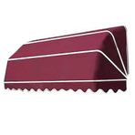 Geri Çekilebilir Kendin Yap Avlu Balkon Tente Gölgelik Fransız Tarzı Katlanabilir Veranda Tentesi Sundurma ve Avlu için Polyester Kumaş 85 * 60 * 60 cm Bordo