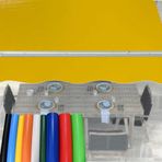 Geri Çekilebilir Su Geçirmez Güneşlik Gölgelik Yedek Kumaş Veranda Tente PVC Barınak Örtüsü Mağazalar ve Restoranlar için (Sarı 4 m x 2,5 m / 13 x 8,2 ft)