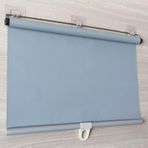 Geri Çekilebilir Vantuz Stor Perde Gri Pencere ve Balkon için Karartma Perdeleri Güneşlik Güneş Koruması G 90×Y 200 cm/35×78.7 inç UV Engelleyici Kolay Kurulum