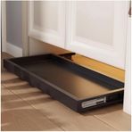 Geri Çekilebilir ve Sürgülü Dolap Ayakkabı Düzenleyici - Giriş ve Dolapta Depolama için Ayarlanabilir Sürgülü Ray Rafı (61 x 44 cm) - Alanı Optimize Edin ve