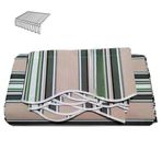 Geri Çekilebilir Veranda Tente Yedek Kumaş 10' x 8' - 280G/M² Polyester Güneşlik Gölgelik Dış Mekan Kullanımı için (8,2x6,5ft / 2,5x2 m)
