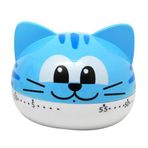 Geri sayım Belons kedi Yavru kedi mekanik mutfak-Timer 55 dakika zaman mutfak zamanlayıcısı manuel Zeitgeber Hatırlatıcı alarm yumurta saati