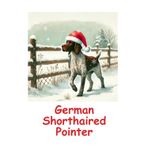 German Shorthaired Pointer Christmas Notebook